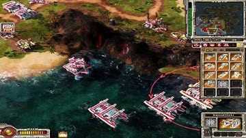 Red Alert 3 C&C(Epic War Mod 2.3) Japan vs 5 Brutal AI