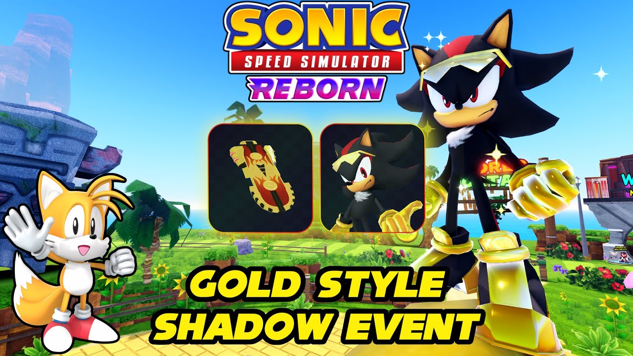 Shadow the Hedgehog in Sonic Speed Simulator Reborn