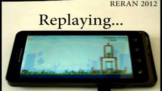 RERAN: Angry Birds Demo, Replayed screenshot 4