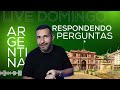 RESPONDENDO PERGUNTAS SOBRE A ARGENTINA | LIVE 09/11/25 - LISOS PORAÍ