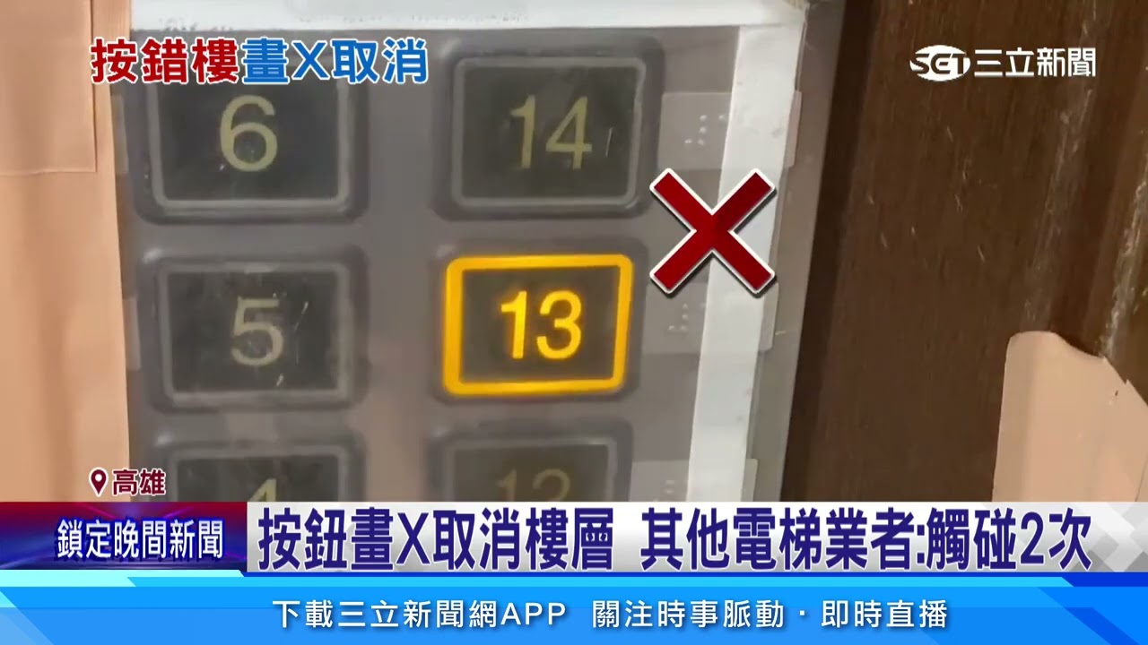 神秘指令！百貨電梯按錯樓層 「手指畫X」能取消｜三立新聞網 SETN.com