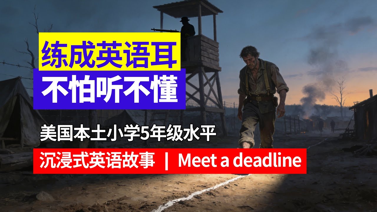 美国小学5年级水平｜沉浸式跟读｜用母语法自然形成英语耳｜从适合你的难度开始 大量反复听｜Meet a deadline#英语口语 #英语听力  #日常英语 #母语学习法 #英语故事