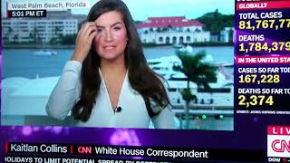 Kaitlan Collins Hair Raising Hot Classic on CNN