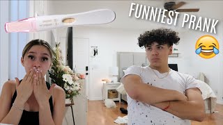 IM PREGNANT.. PRANK ON MY BOYFRIEND *funny af*