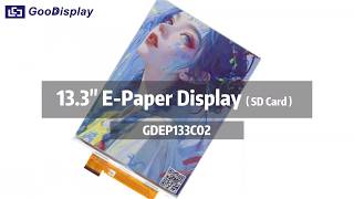 ESP32‑133C02 dev‑kit for 7.09 & 13.3 E Ink Spectra 6 color e‑paper