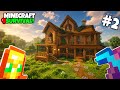 MY CRAZY HOUSE IN MINECRAFT SURVIVAL PE🔥 || Minecraft Survival Series EP 2 [Hindi]