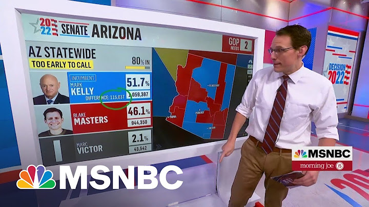 Kornacki: Dems Feeling Good About Arizona, And They Do Have A Path In Nevada