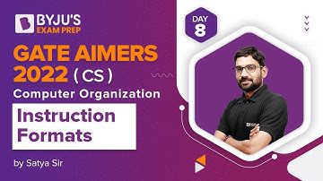 GATE AIMERS 2022 | CS | Computer Organization | Instruction Formats | Satya Narayana