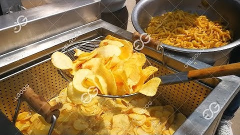 Cassava Chips Frying Machine