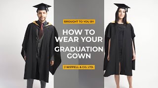 How to wear your graduation gown and mortarboard