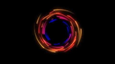 Neon Multicolored Lines Glow Light  Rolling And Round Faded | After Effects | LOOP VIDEO | Trending