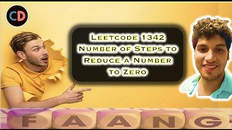 Number of Steps to Reduce a Number to Zero | Leetcode 1342  | Live coding session