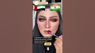 WOW! MAKE UP PALESTINA VS INDIA😍MASYAALLAH!