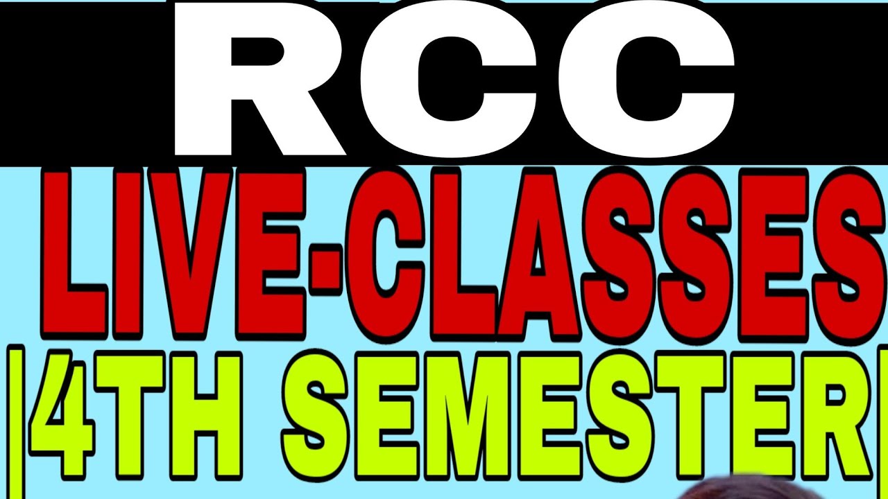 RCCCLASSES (CIVIL ENGG) YouTube