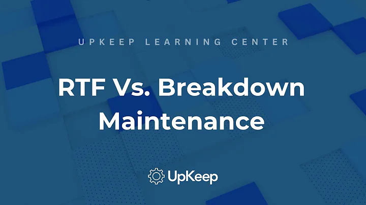 Understanding Run to Failure(RTF) Vs. Breakdown Maintenance: A Comprehensive Guide