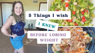 If I had known this, my ENTIRE weight loss journey would have been different