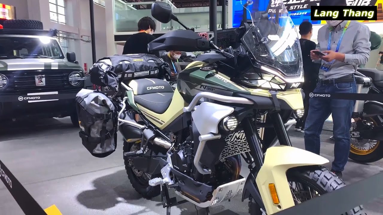 21 Cfmoto 800mt Dakar Version In Beijing Expo Benelli Trk 800 Rival Youtube
