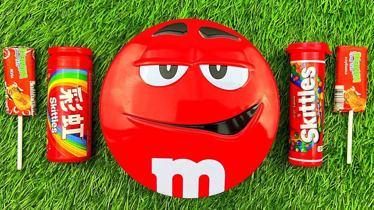 Oddly Satisfying Video | Make Rainbow mentos from Glitter Soccer Balls & a Lot of Candy ASMR