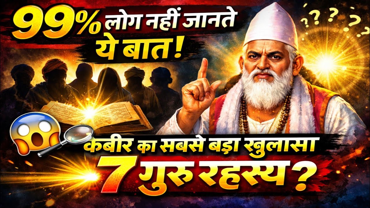 कबीर का सबसे बड़ा खुलासा 😱 | 7 प्रकार के गुरुओं का रहस्य 🌹बीजक रमैनी 37 🌹चौंकाने वाला सच☝️