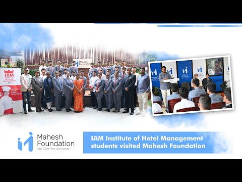 Students and Staff of IAM Institute of Hotel Management Belagavi visited Mahesh Foundation