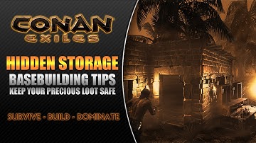 Conan Exiles // Hidden Storage - Basebuilding