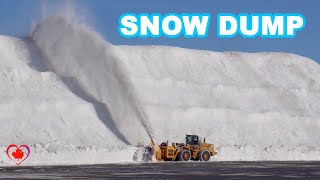 HOW snow dump in Montreal,Quebec,canada/When the snow melt?🇨🇦🇨🇦❄️❄️