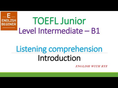 Video TOEFL Junior Intermediate (B1) - Listening _ no 01:... - youtube