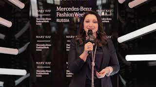 Трендсеттер на Неделе Моды Mercedes Benz Fashion Week Елизавета Козлова 2018  макияж в розовых тонах