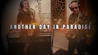 Another Day In Paradise Phil Collins - Saxophone cover @doronkoz  \u0026 @yuliyaklyuevasax