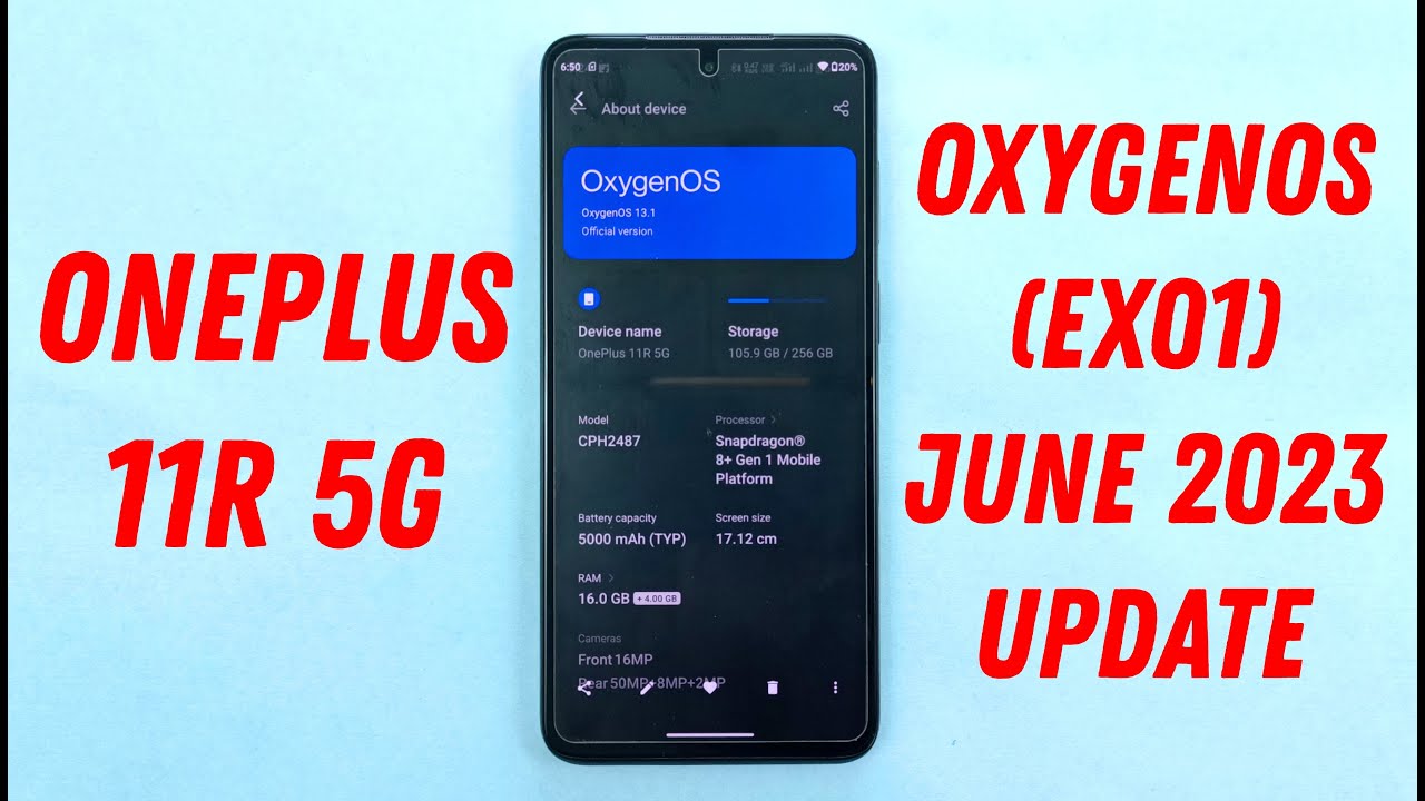 OnePlus 11R 5G OxygenOS 13.1 Update | June 2023 Update | After Update ...
