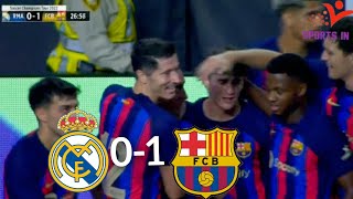 Real Madrid vs Barcelone 0-1 las Vegas