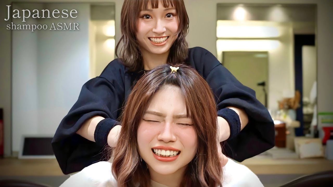 ASMR Расслабьте верхнюю часть тела. шампунь/спа для головы/массаж плеч/шампунь для хорошего сна asmr