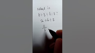 Only 1% Solve This Correctly! | 6 ÷ 3 ÷ 6 ÷ 3 🤯 | The Division Trick Everyone Gets Wrong!