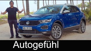 Volkswagen T-Roc FULL REVIEW test driven VW T Roc all-new neu SUV - Autogefühl