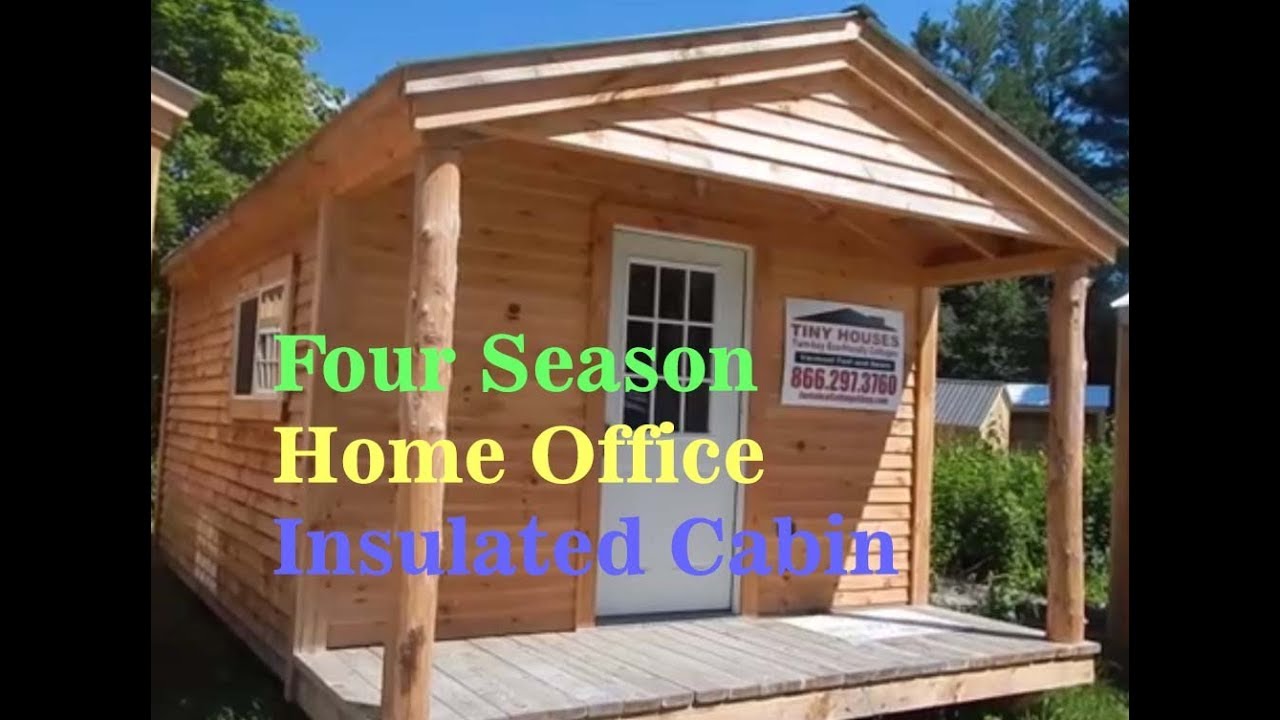 home office cabin log insulated four season home office cabin kit with electric heat youtube home office cabin log insulated four season home office cabin kit with electric heat youtube