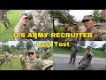 Us army recruiting school  final test week