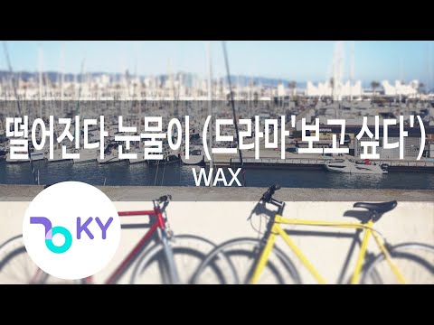 떨어진다 눈물이 (드라마'보고 싶다')(Tears Are Falling) - WAX (KY.47916) / KY Karaoke