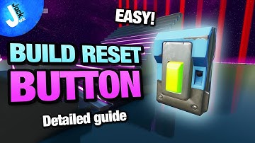 How To Make a 1v1 BUILD RESET BUTTON | BHE 1v1 Map | Fortnite Creative - EASY DETAILED Tutorial