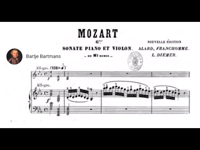 Mozart - Sonate pour violon & piano K.380: 2e mvt  : M.-S.Yang / J.Vitaud