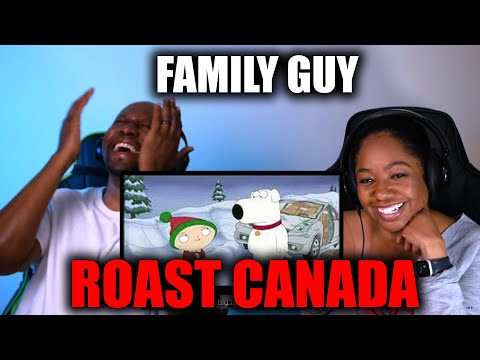 First Time Reaction to Family Guy - Canada Stereotypes