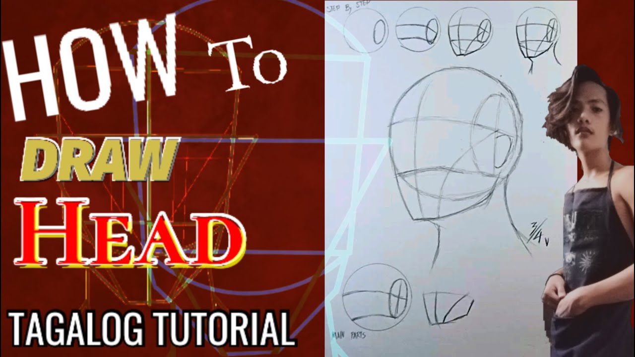 HOW TO DRAW HEAD TAGALOG TUTORIAL YouTube