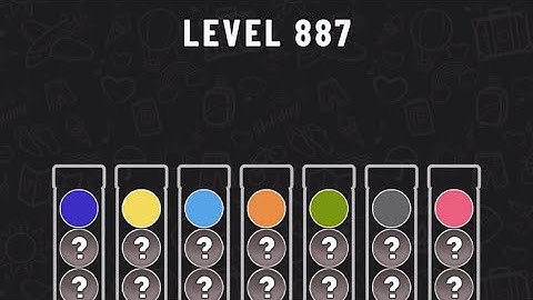 Ball Sort Puzzle Level 887 #ballsortpuzzle #ballsortpuzzlegameplay #puzzlegame #mobile games