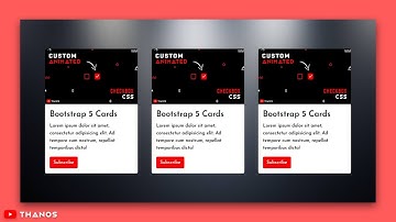 Bootstrap 5 Responsive Card UI Design | Speed Code In 3 Minutes
