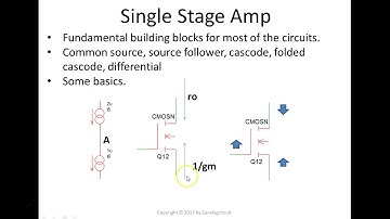 Analog Circuit Design: Common Source and Source Follower