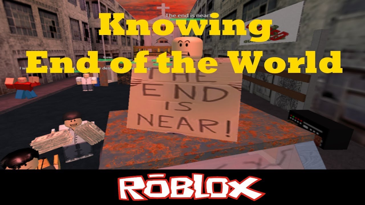 Knowing End Of The World Scene From Movie By Joshman901 Roblox Youtube - roblox creepypasta world juego