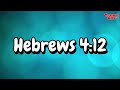 Hebrews 4v12  bible verse memory song for kids