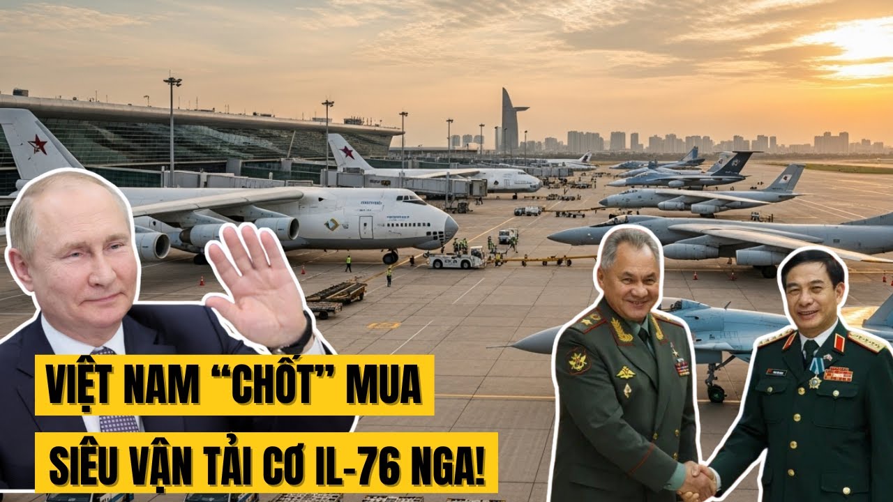 Việt Nam cân nhắc mua Quái Thú Vận Tải của Nga IL-76 giữa căng thẳng khu vực