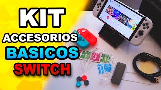 Kit de ACCESORIOS BASICOS para Nintendo Switch OLED de Amazon