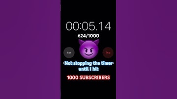 😭💀NOT STOPPING THIS TIMER UNTIL I HIT 1000 SUBSCRIBERS #shorts  #subscribe #subscribers #trending