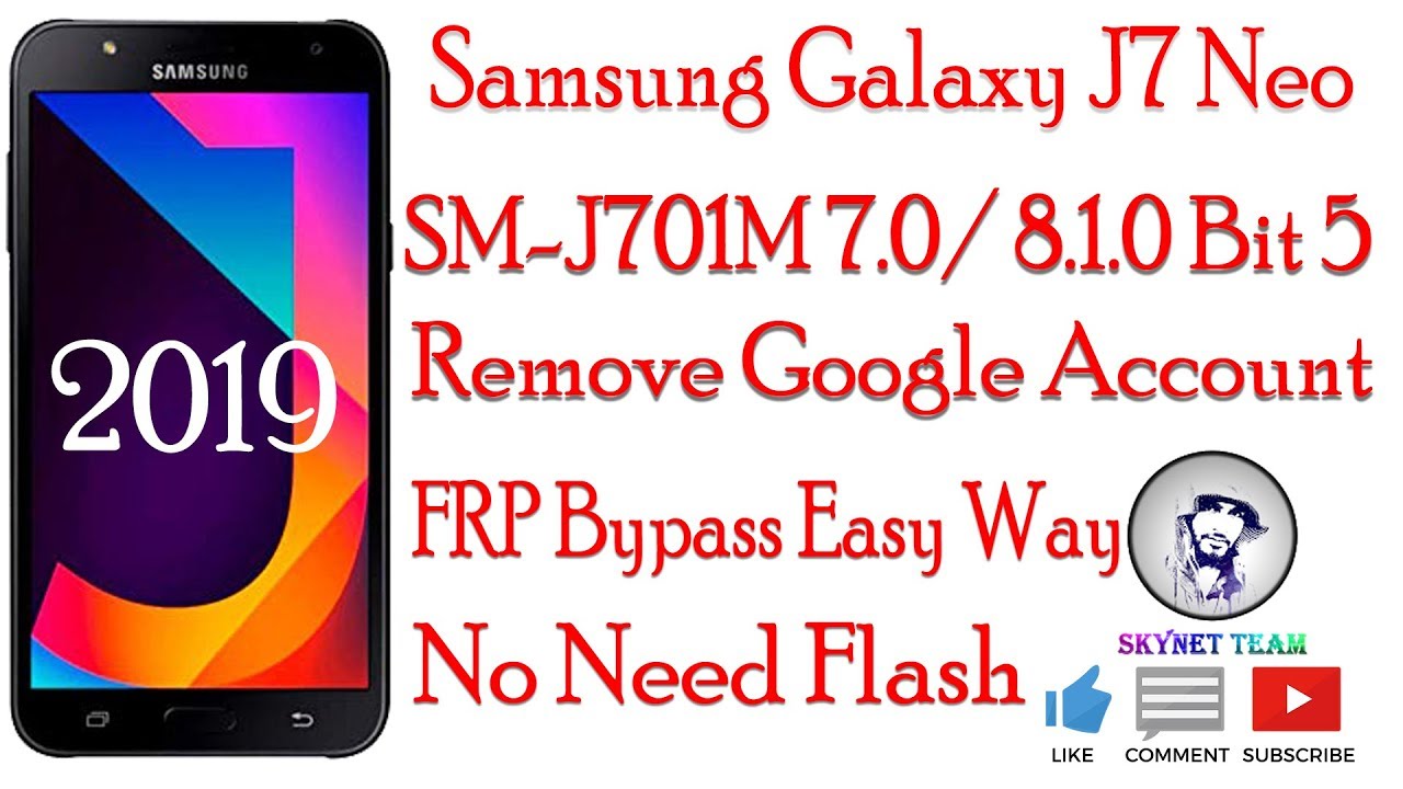 Samsung SM-J701M Android  Remove Google Account FRP Bypass Easy Way -  YouTube